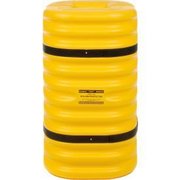 Justrite Eagle Column Protector, 9" Round Opening, 42" High, Yellow with Black Straps, 1709 1709